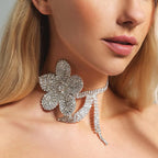 Silver Blossom Choker