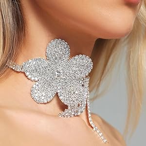 Silver Blossom Choker