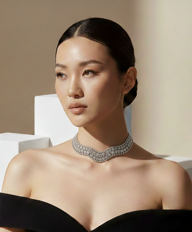 The Majestic Cascade Choker