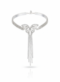Silver Fringe Necklace