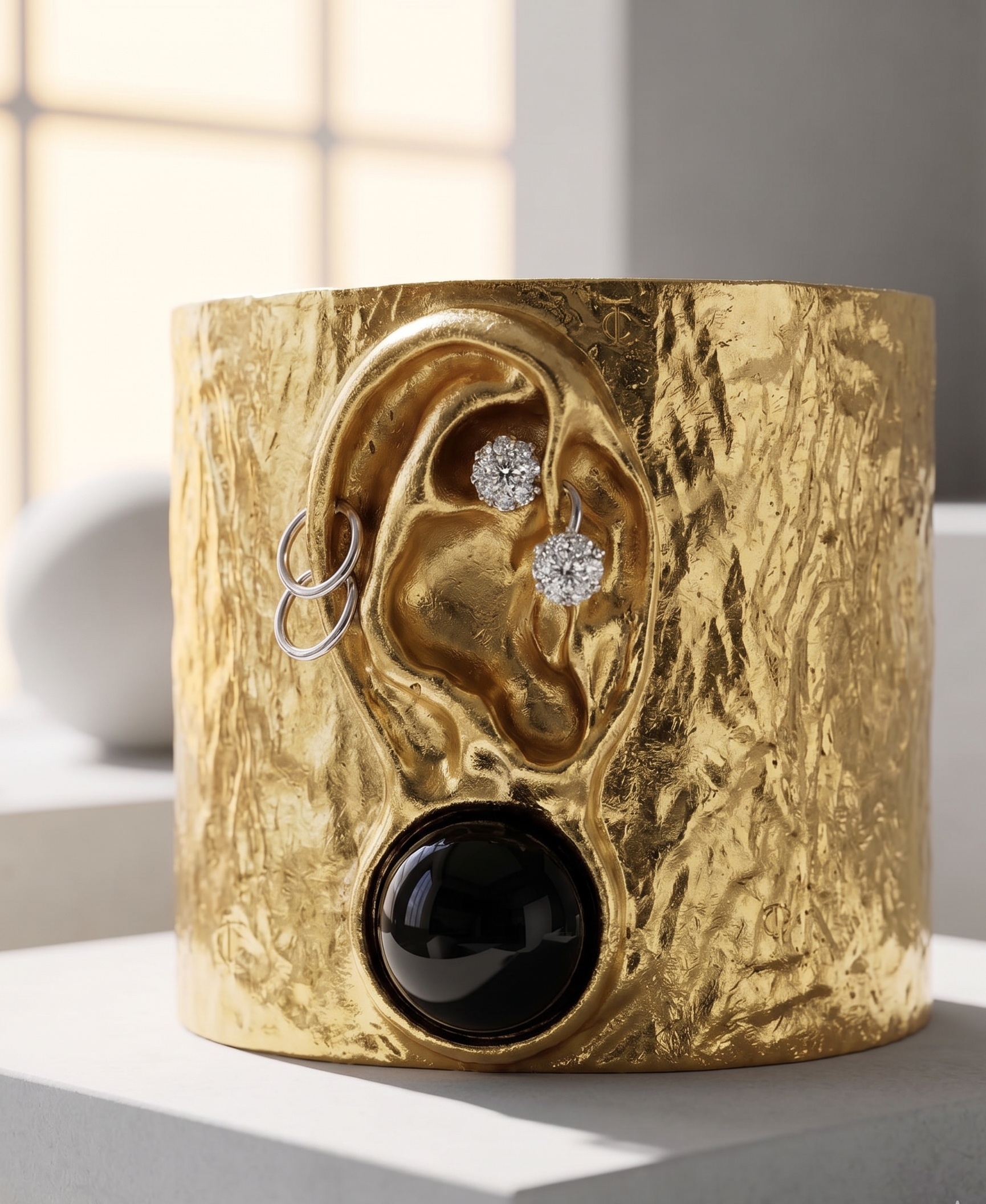 Surrealist Lobe Cuff