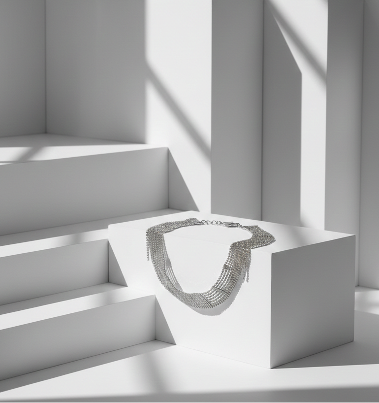 The Stardust Mesh Choker