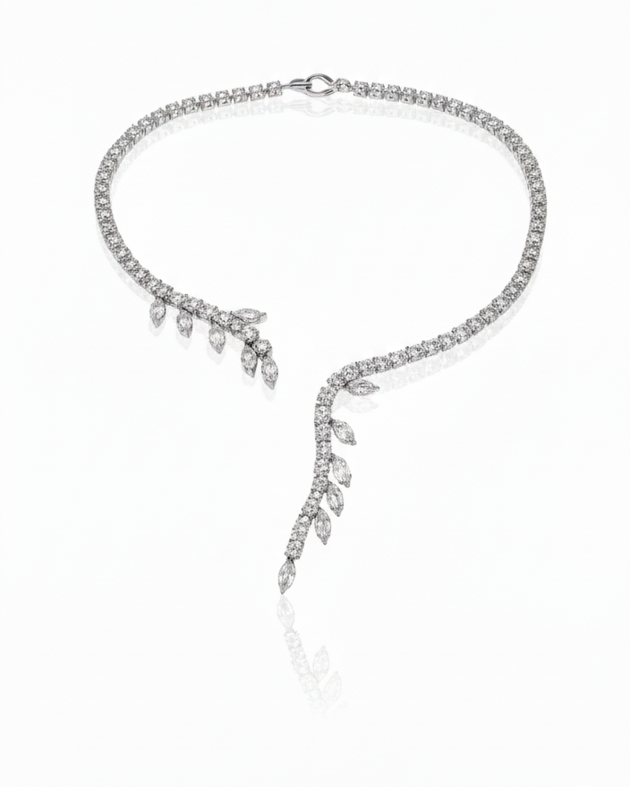 Open Diamond Necklace