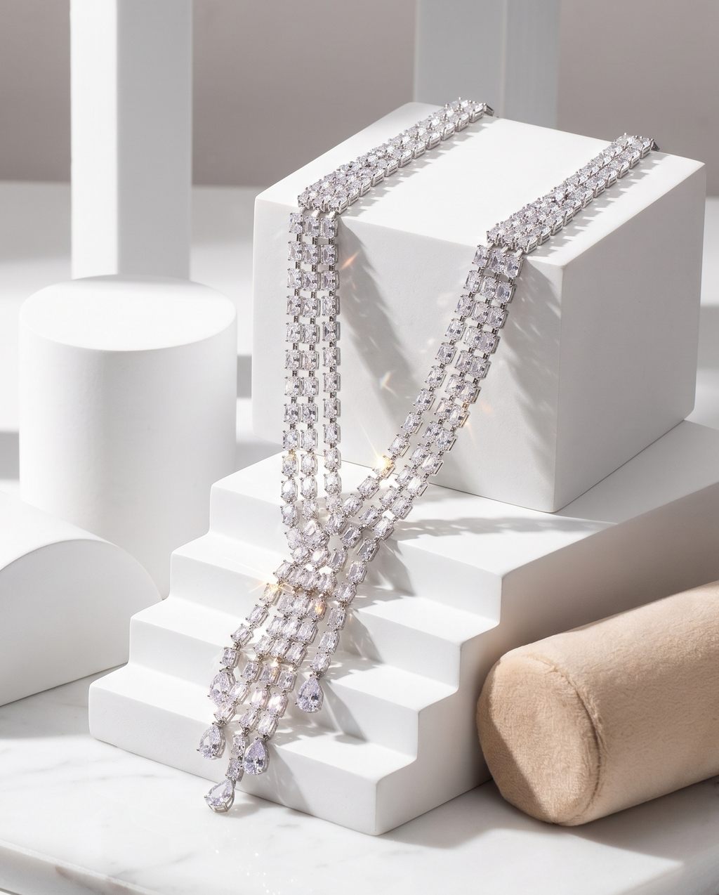 Chandelier Diamond Necklace