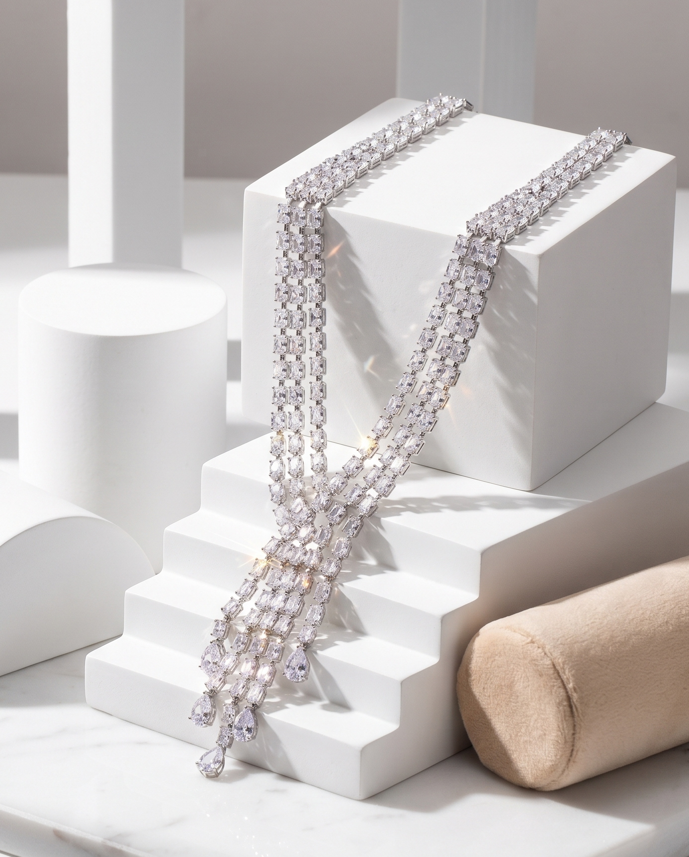 Chandelier Diamond Necklace