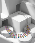 Gemstone Cascade Collar