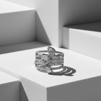 Tiered Meridian Ring