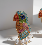 The Rio Mosaic Parrot Studs