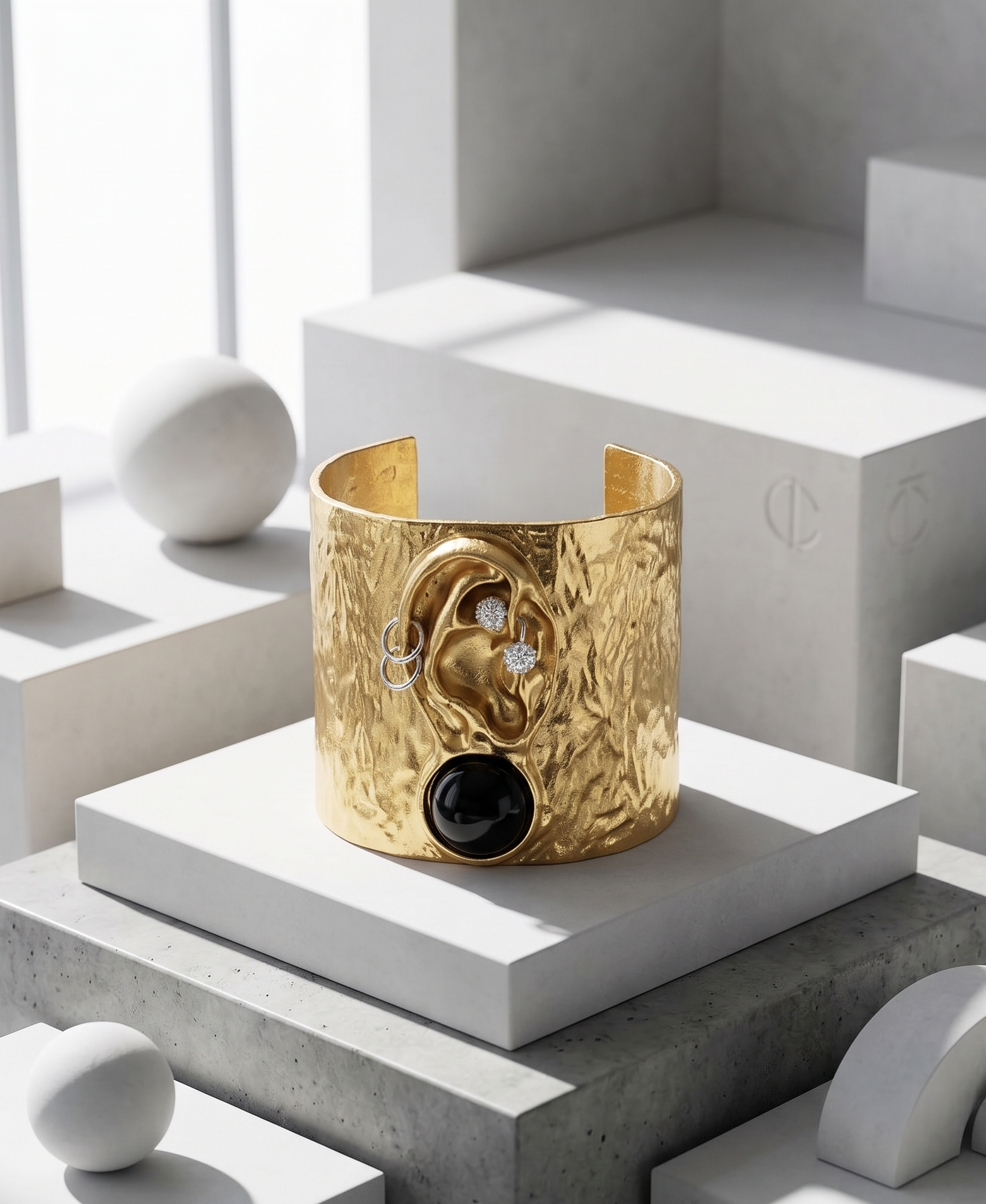 Surrealist Lobe Cuff