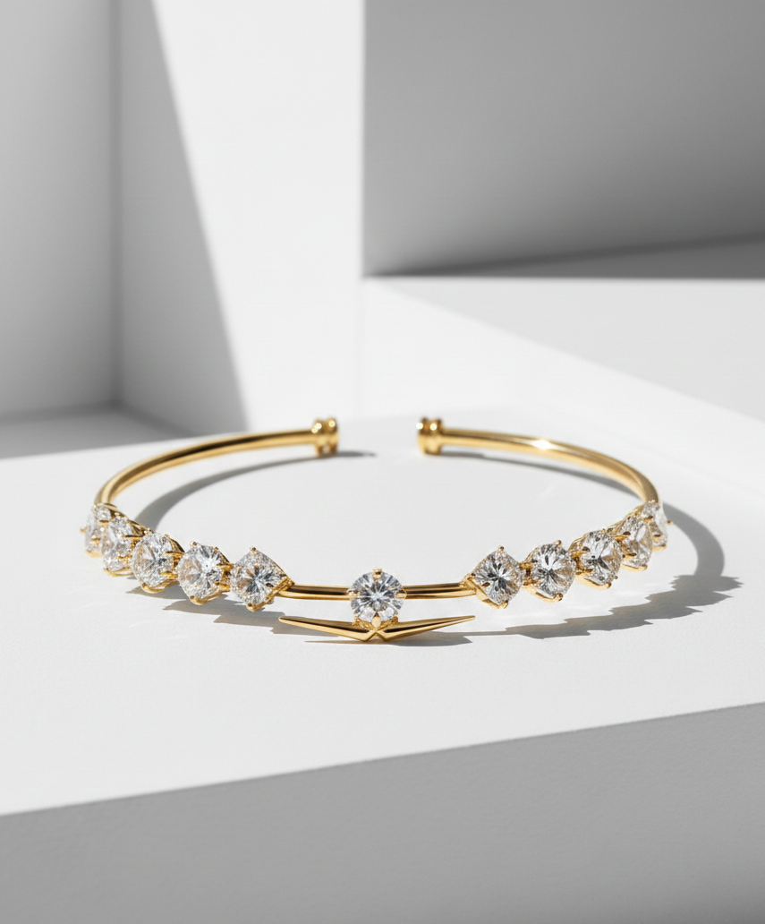 The Gilded Prism Torque