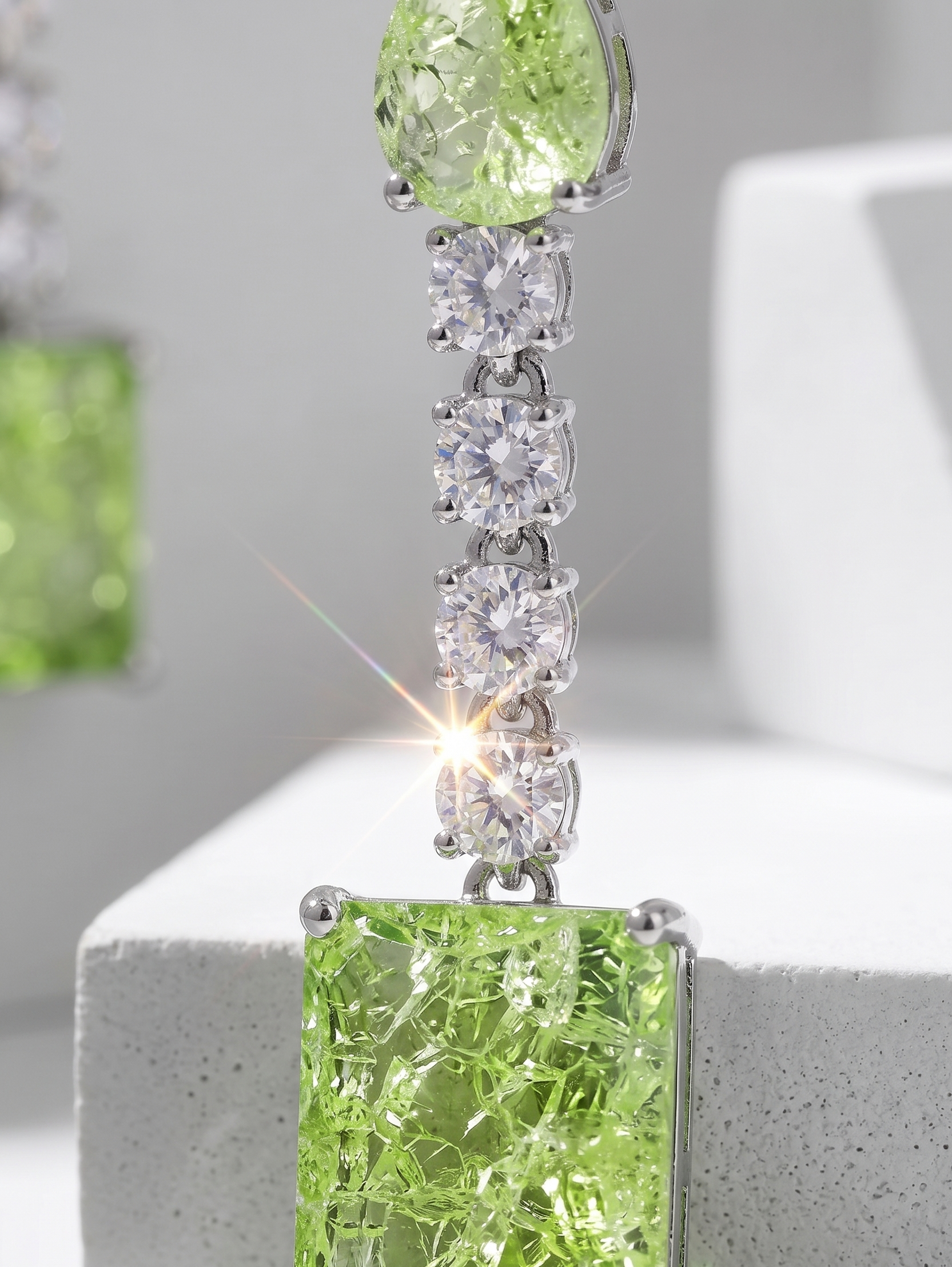 Cracked Peridot