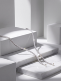 Celeste Pearl Drop Tennis