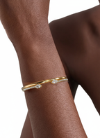 Twisted Gold Bracelet