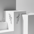 The Cascading Frost Earring