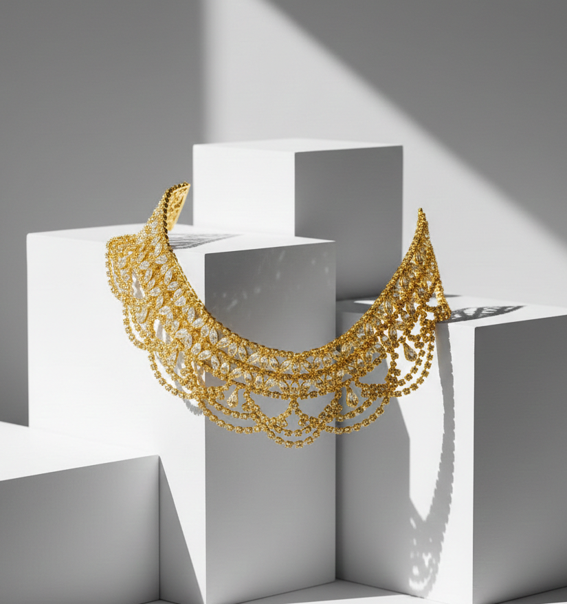Gilded Marquise Choker