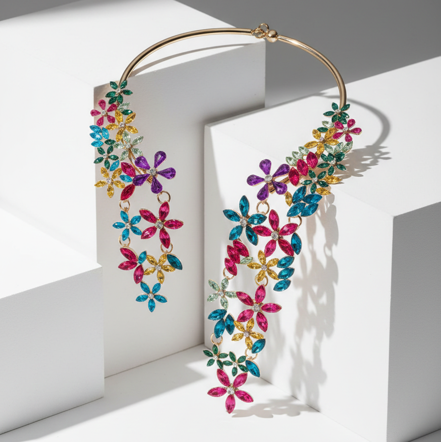 Eden Cascades Statement Necklace