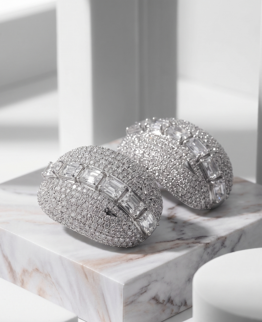 Meridian Crystal Dome Studs