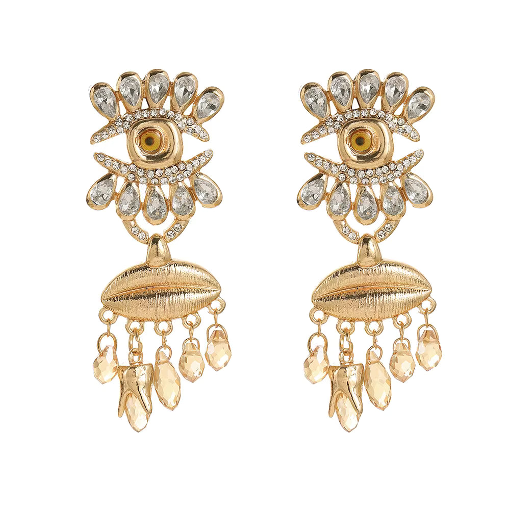 Ventage Eye Earrings