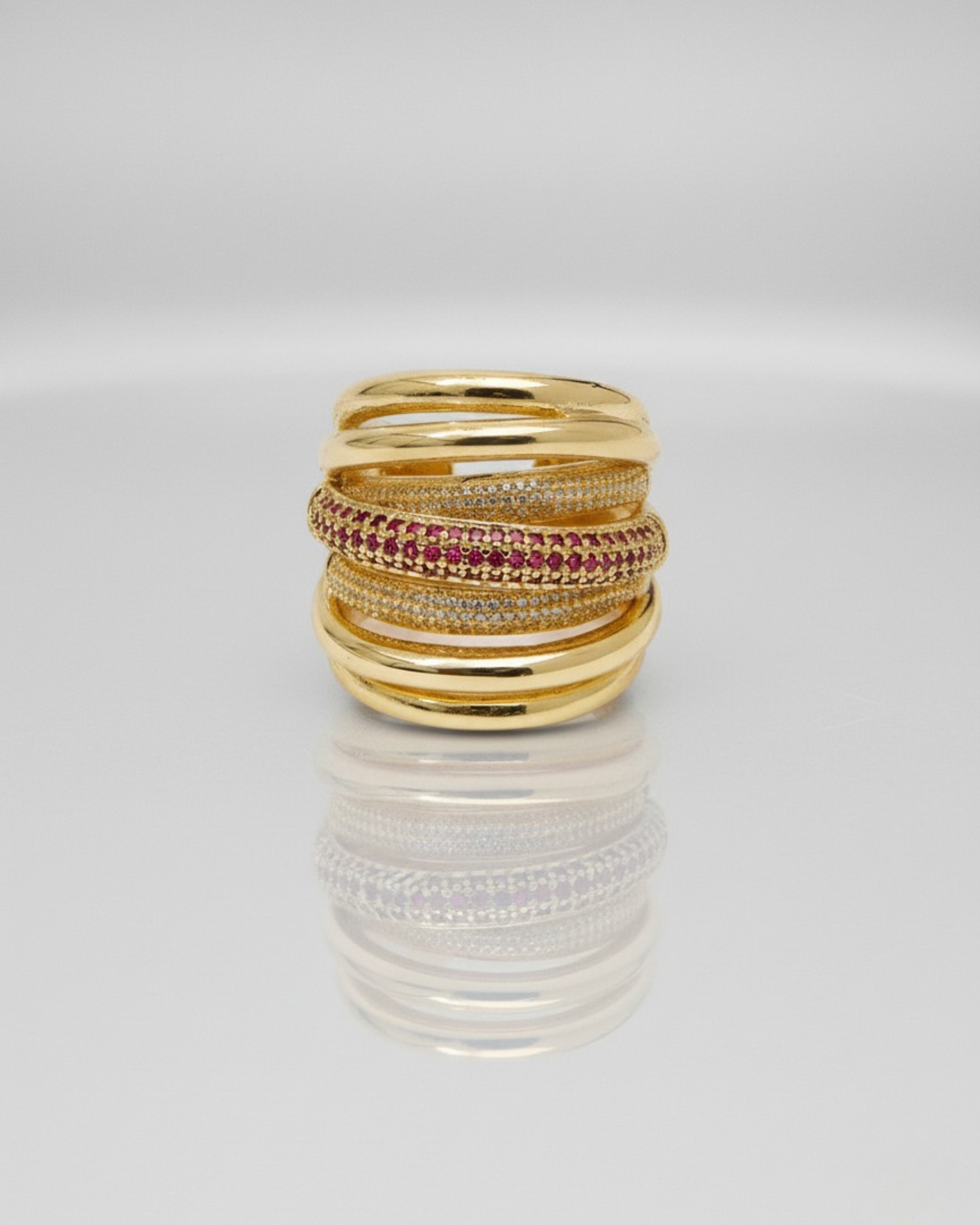 STACKED HARMONY RING