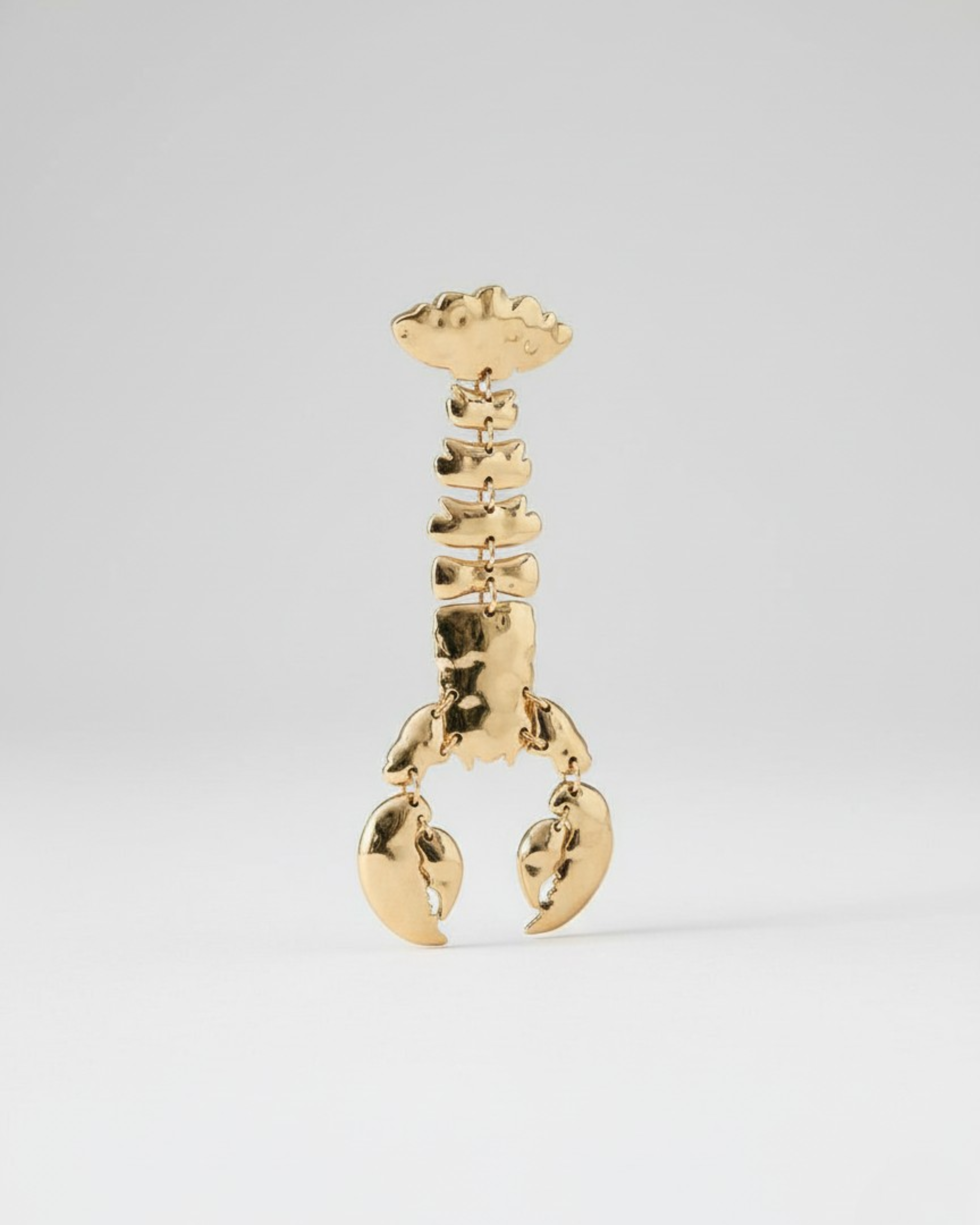 GOLDEN LOBSTER EARRINGS