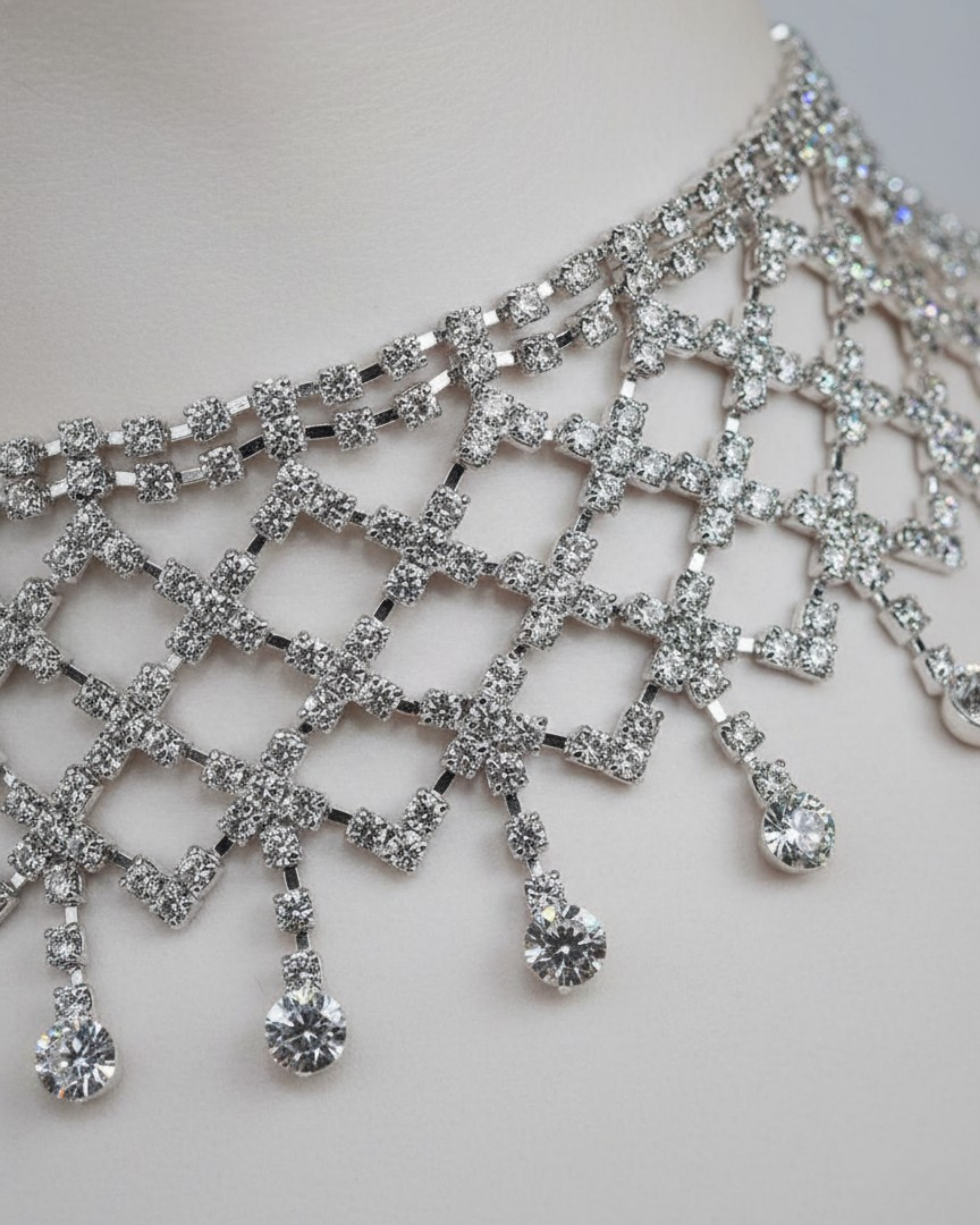 CRYSTAL WATERFALL CHOKER