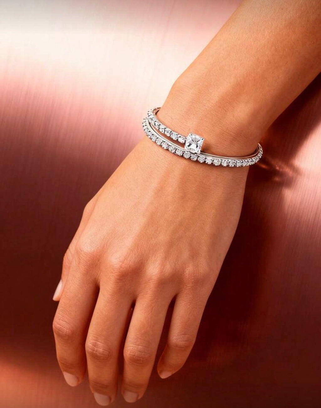 The Lumina Double-Orbit Bangle