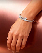 The Lumina Double-Orbit Bangle