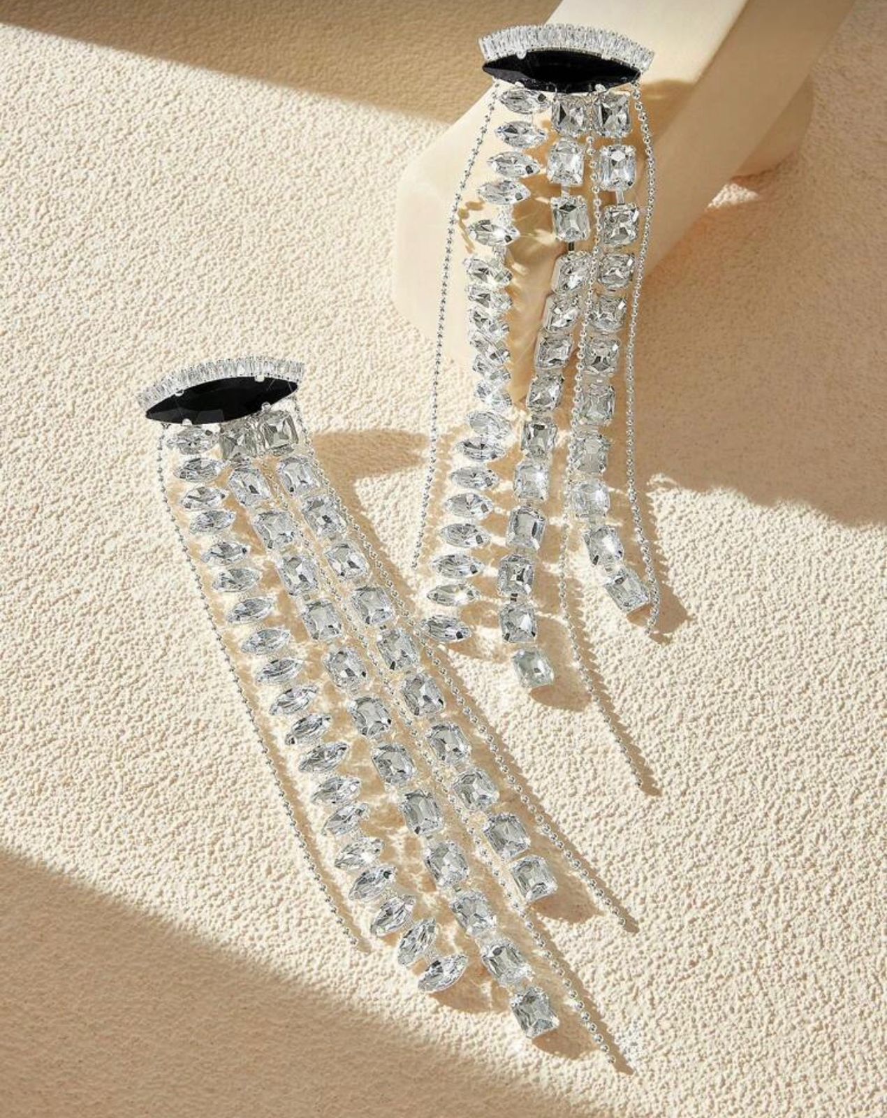 Glistening Glissade Tassel Earrings