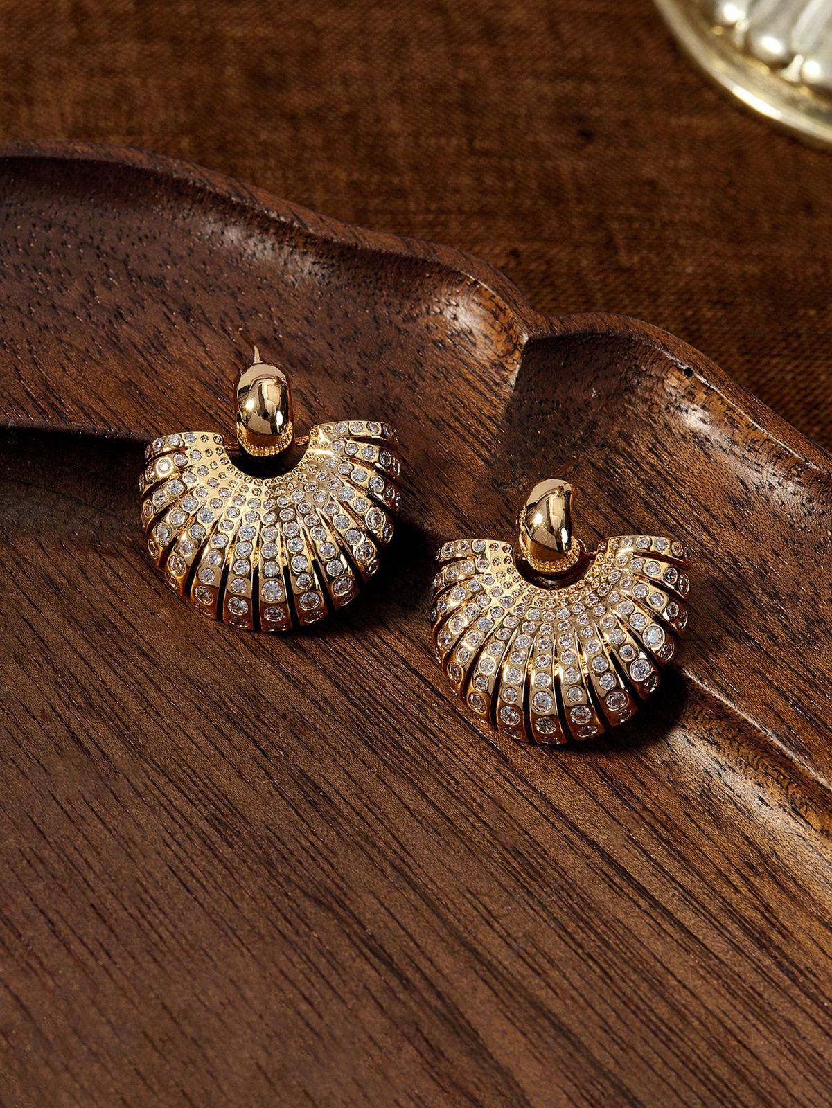 Ruffelle Chandelier Studs