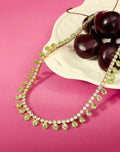 Verdant Drop Tennis Necklace