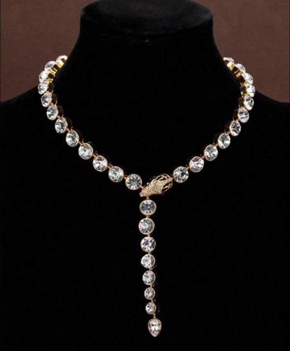 The Serpentine Glimmer Y-Necklace