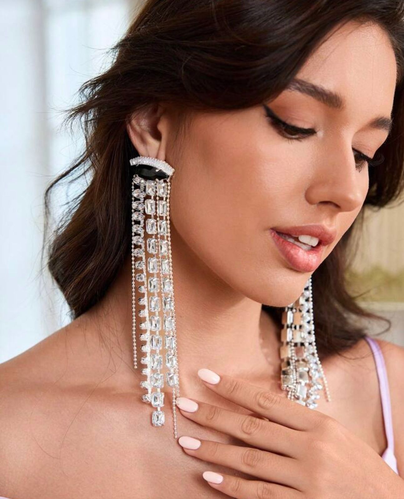 Glistening Glissade Tassel Earrings