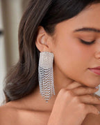 Stellar Cascade Fringe Earrings